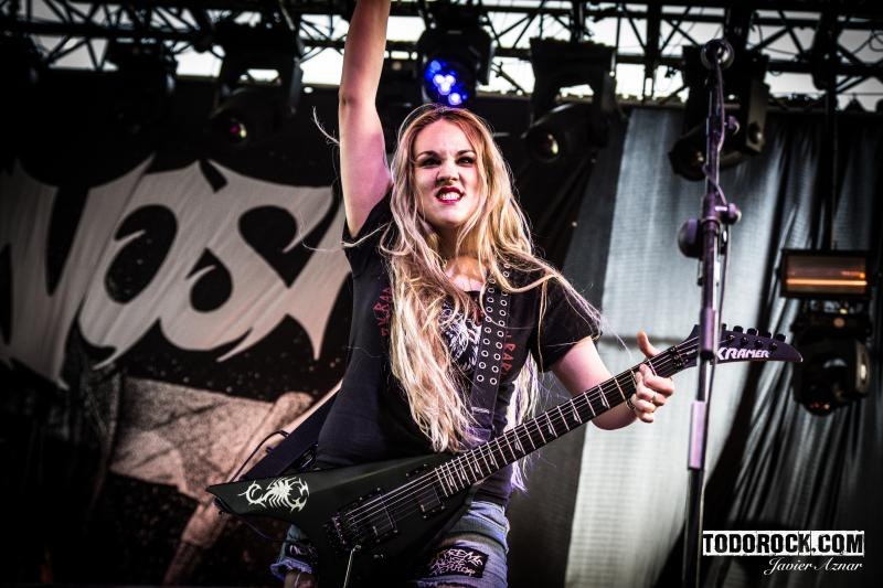 Nervosa @ Leyendas del Rock 2019. Foto: Javier Aznar
