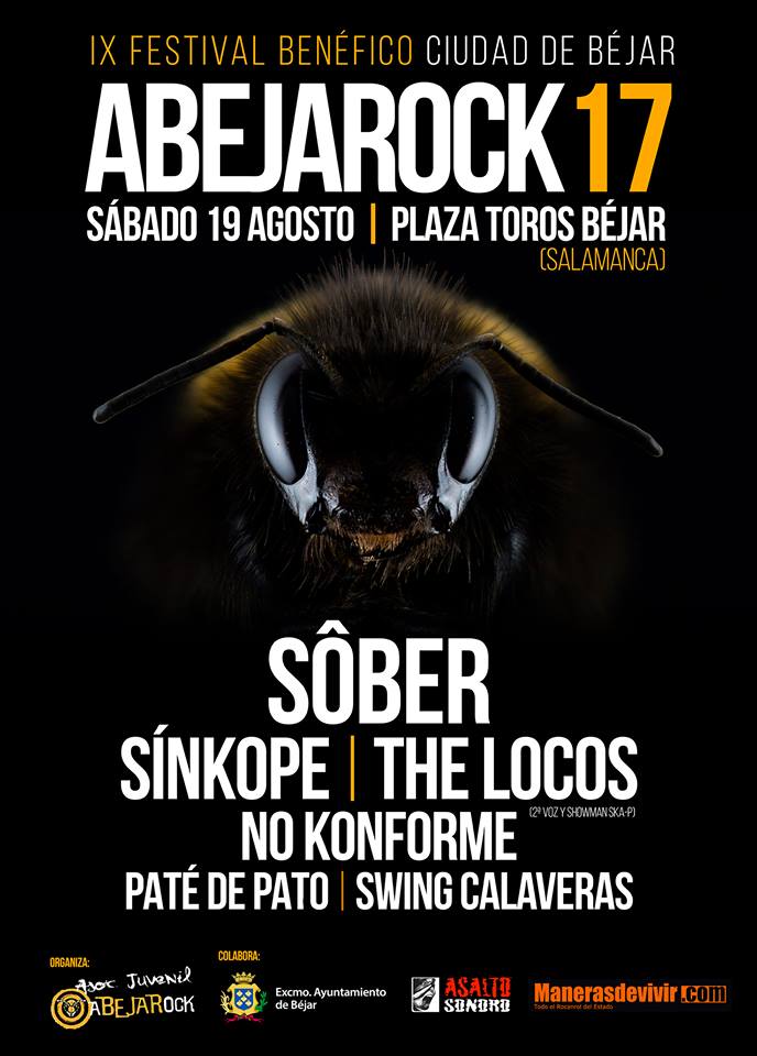 abejarock 17 Cartel del festival Abejarock 2017 (Béjar, Salamanca)