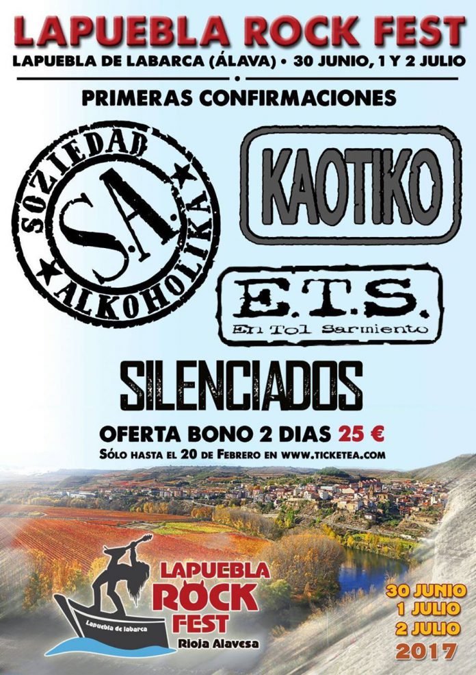 Lapuebla rock fest Nace Lapuebla Rock Fest en Lapuebla de Labarca, Álava