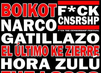 El f*ck the censorship festival se celebrará el 28 de enero en Villena (Alicante)