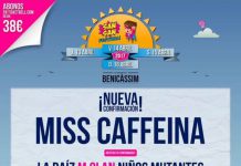 Miss Caffeina confirmados para el Sansan Festival 2017 Distribución por días del Sansan Festival 2017 de Benicàssim (Castellón)