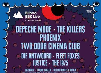 Cartel a dia de hoy del Bilbao BBK Live 2017