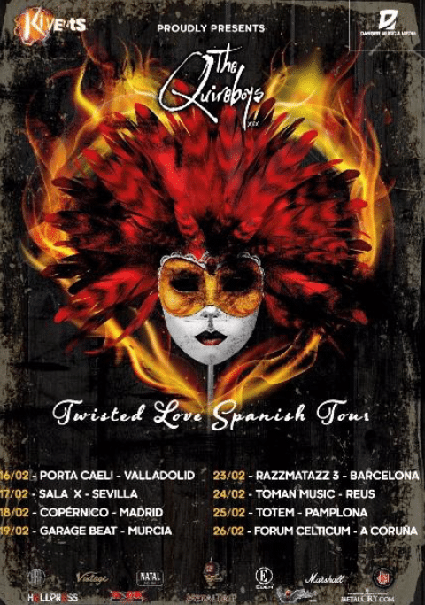 THE QUIREBOYS The Quireboys visitarán la península en febrero durante su gira Twisted Love Tour 2017