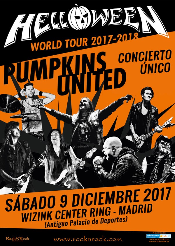 Helloween Se amplía el aforo para el concierto de Helloween del 9 de diciembre en Madrid