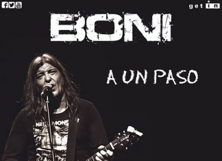 Próximas fechas de la gira acústica de Boni "A un paso"