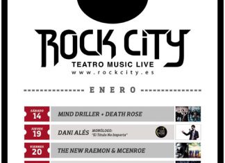 Programación de enero en la Sala Rock City de Valencia