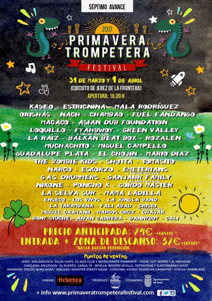 Primavera Trompetera Séptimo avance del cartel del Festival Primavera Trompetera