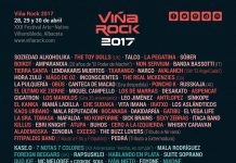 Cartel completo del Festival Viña Rock 2017 de Villarobledo (Albacete)