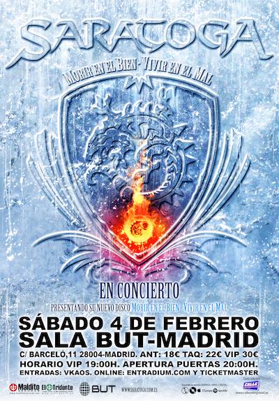 Saratoga Próximas fechas de Saratoga presentando