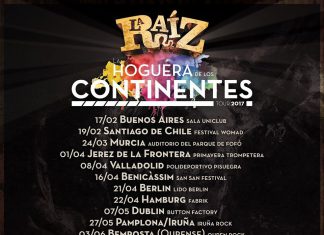 Próximas fechas de La Raíz dentro de "La Hoguera de los Continentes Tour"