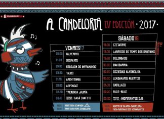 Horarios del A Candeloria Festival 2017 de Lugo