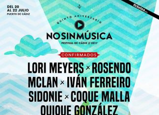 Rosendo y Los Zigarros entre los confirmados para el Festival No Sin Música de Cádiz