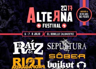 Sepultura confirmados para la X edición del Alterna Festival de El Bonillo (Albacete)