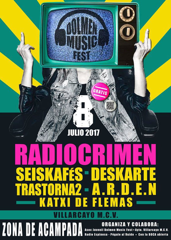 Dolmen Music Fest Cartel del Dolmen Music Fest 2017 en Villarcayo (Burgos)