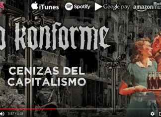 No Konforme presentan "Cenizas del Capitalismo", segundo adelanto de su próximo disco
