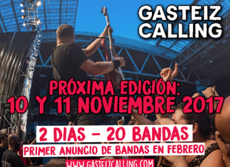 El 10 y 11 de noviembre se celebrará la próxima edición del Gasteiz Calling