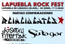 Reincidentes y Josetxu Piperrak nuevas confirmaciones para Lapuebla Rock Fest Nace Lapuebla Rock Fest en Lapuebla de Labarca, Álava