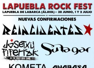 Reincidentes y Josetxu Piperrak nuevas confirmaciones para Lapuebla Rock Fest