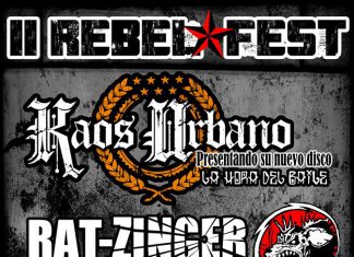 Cartel de la segunda edición de Rebel Fest en Burgos