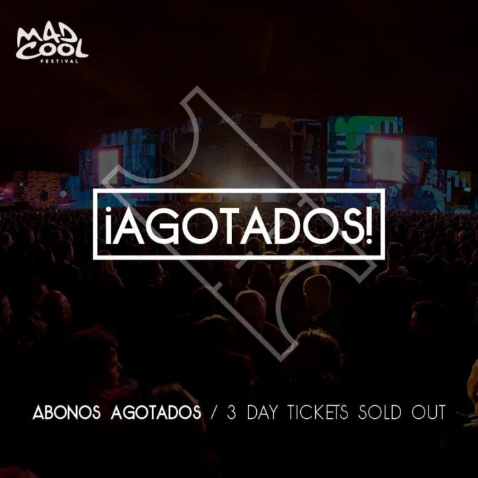 Mad Cool Agotados los abonos de tres días para el Mad Cool Festival cuatro meses antes