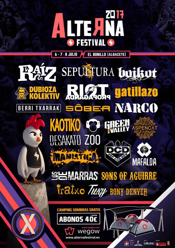 Alterna Festival Def Con Dos, Kaótiko, Iratxo y Los De Marras entre las últimas confirmaciones del Alterna Festival