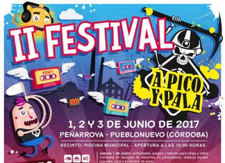 Cartel definitivo del II Festival A Pico y Pala de Peñarroya - Pueblonuevo (Córdoba)