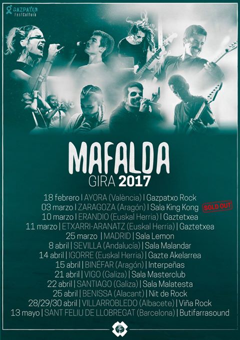 Mafalda Mafalda siguen girando por toda la península y aquí tienes todas próximas las fechas actualizadas