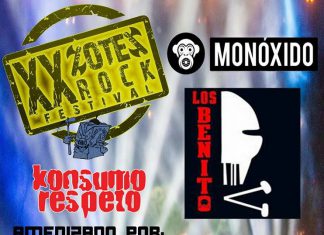 Cartel definitivo del XX Festival Zotes Rock en Zotes del Páramo (León)