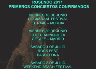 Primeras fechas confirmadas para este año para ver a Rosendo en directo