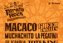 Macaco, Green Valley y La Pegatina entre las primeras bandas confirmadas para el Festival Pirata Rock de Gandía Horarios definitivos de la primera edición del Festival Pirata Rock de Gandía