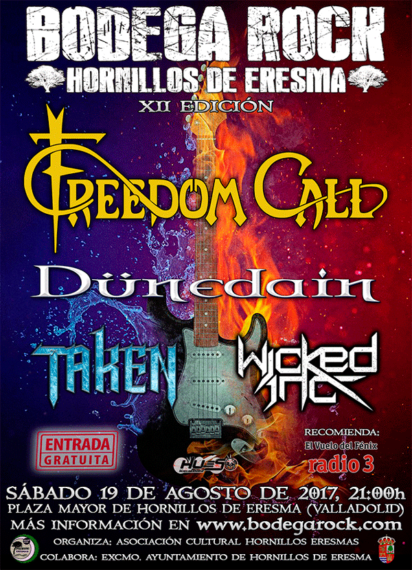 Los alemanes Freedom Call encabezarán la XII edición del festival Bodega Rock de Hornillos de Eresma (Valladolid)