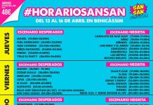 Horarios de actuaciones del SanSan Festival de Benicàssim Distribución por días del Sansan Festival 2017 de Benicàssim (Castellón)