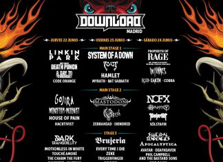 Cartel definitivo y distribución por días del Download Festival Madrid