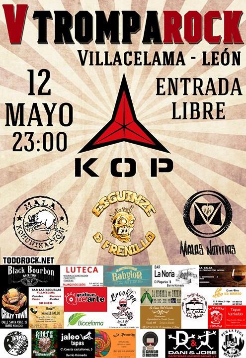Trompa Rock KOP encabezará la V edición del Festival Trompa Rock de Villacelama (León)