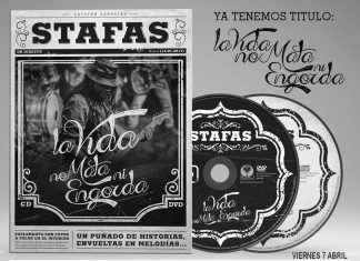 Ya disponible "La vida no mata ni engorda", el nuevo CD+DVD en directo de Stafas