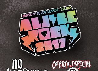 Cartel definitivo del festival ALJIBE ROCK 2017 de Santa Maria de los Llanos (Cuenca)