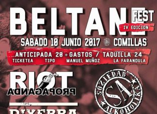 Cartel definitivo de la cuarta edición del Beltane Fest 2017 de Comillas (Cantabria)