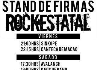 Horarios del stand de firmas de Rock Estatal en Viña Rock