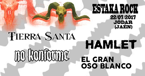 Estaka rock Tierra Santa y Hamlet entre las primeras confirmaciones del festival Estaka Rock de Jódar, Jaén