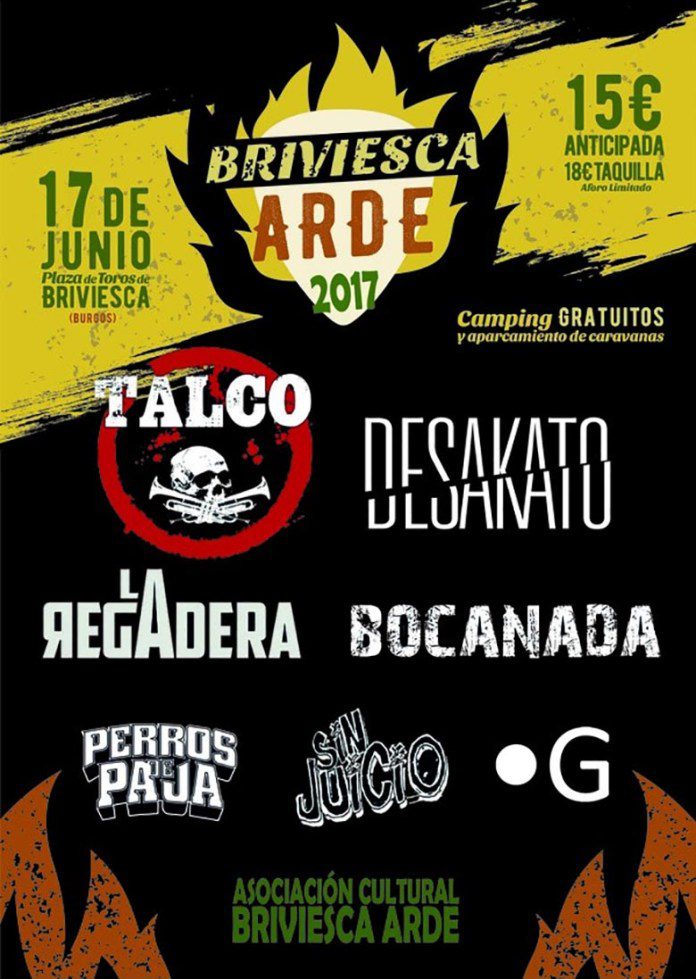 briviesca arde Desakato y Talco encabezarán la próxima edición del Festival Briviesca Arde