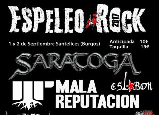 Saratoga y Mala Reputación entre las bandas confirmadas para el Espeleo Rock de Santelices (Burgos)