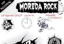 Horarios de actuaciones del Festival Moreda Rock 2017 de Moreda, El Bierzo (León)