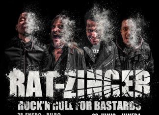 Próximas fechas de Rat-Zinger dentro de su gira "Rock'n Roll For Bastards"