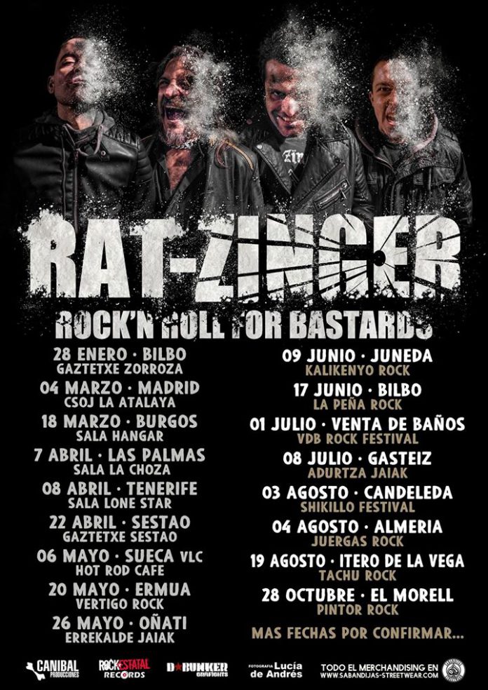 Rat-Zinger Próximas fechas de Rat-Zinger dentro de su gira