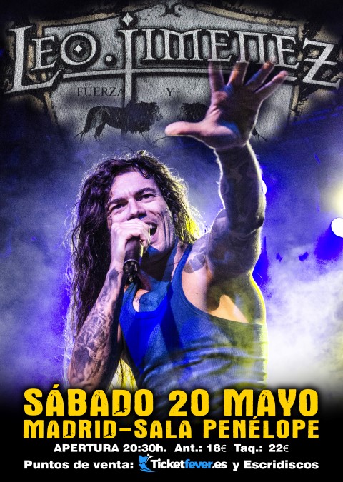 Leo Jimenez Leo Jiménez: estreno en video del cover de Neon Knights de Black Sabbath y próximo concierto en Madrid