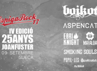 Cartel completo del IV Festival Espiga Rock de Sueca, Valencia