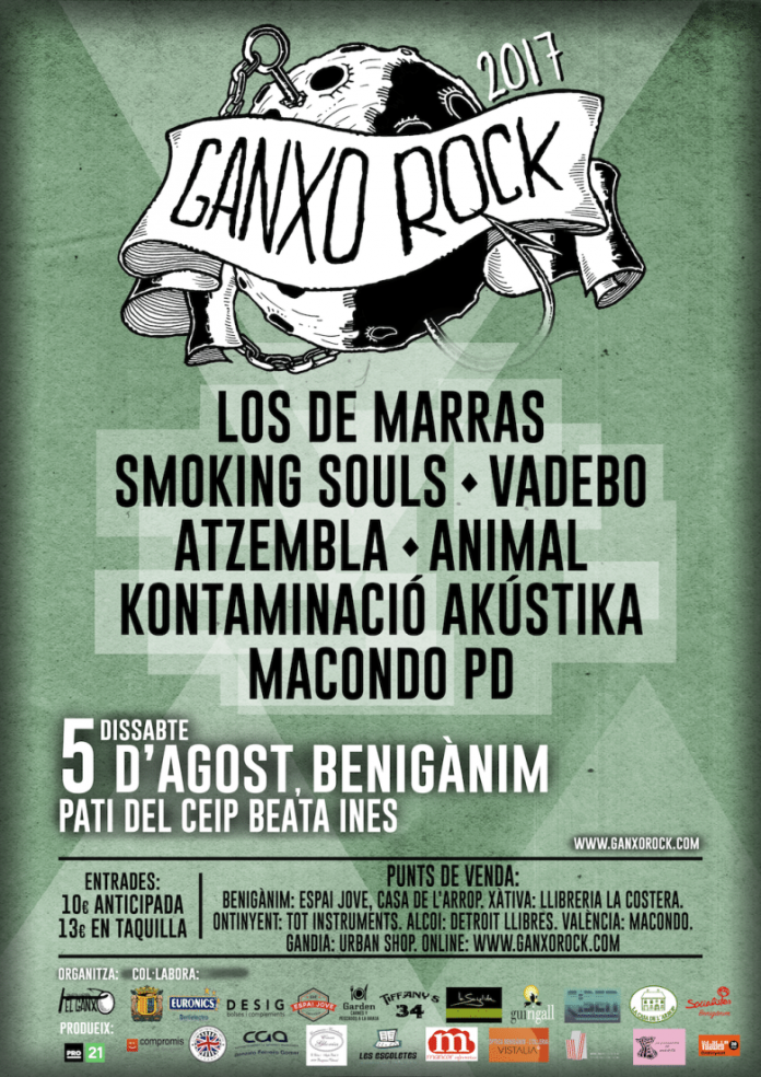 Gantxo Rock 2017 Los de Marras y Smoking Souls entre las confirmaciones para el Gantxo Rock 2017