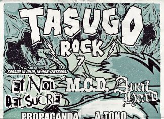 Cartel de la séptima edición del Festival Tasugo Rock de Selaya, Cantabria