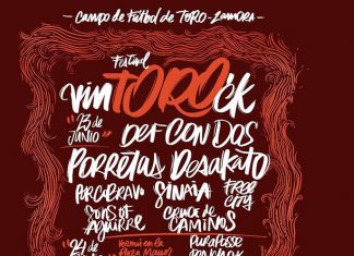Cartel completo del Festival Vintoro 2017 de Toro, Zamora