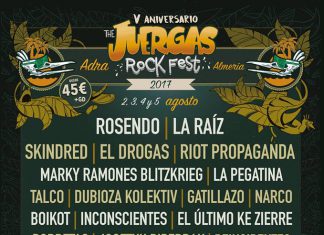 Cartel definitivo y más información del Juergas Rock Festival de Adra, Almería